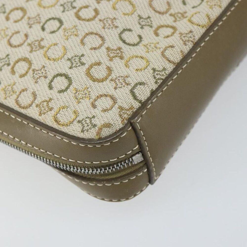 Celine C Macadam Shoulder Canvas Khaki Canvas Shoulder Bag Bag - Picture 10 of 16